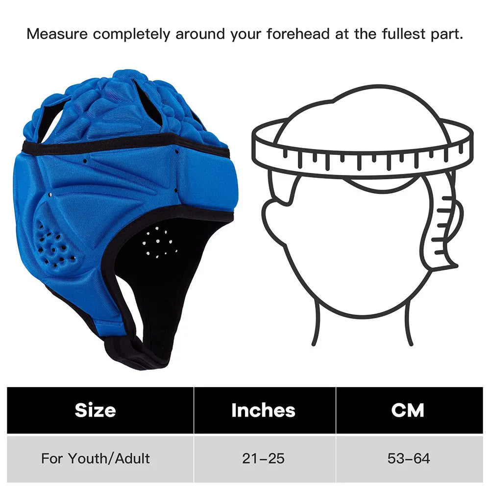 Adjustable Rugby Helmet Green